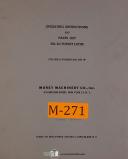 Morey-Morey A50 48\" x 120\" Contour Milling Service & Parts List, w/ MH Control Manual-48\" X 120\"-A50-02